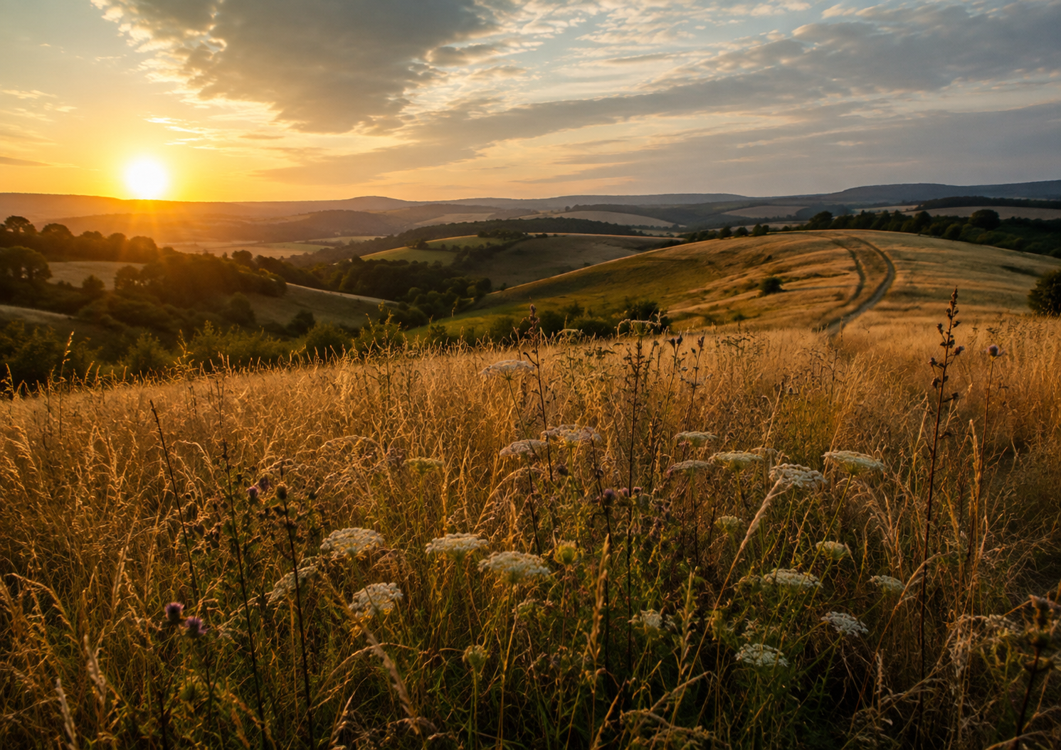 épis mûrs au soleil symbole de Lughnasadh